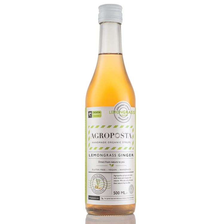 Citroengras -Gember Lemonade 500ml  Agroposta